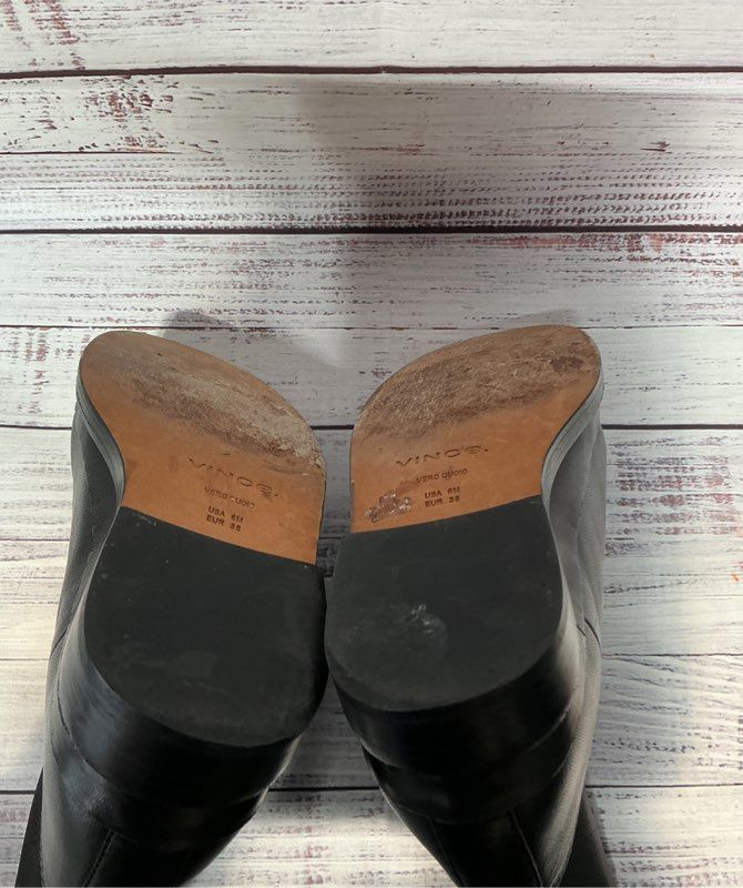 Women's Vince Black Ankle Boot Size 6 Retail $300