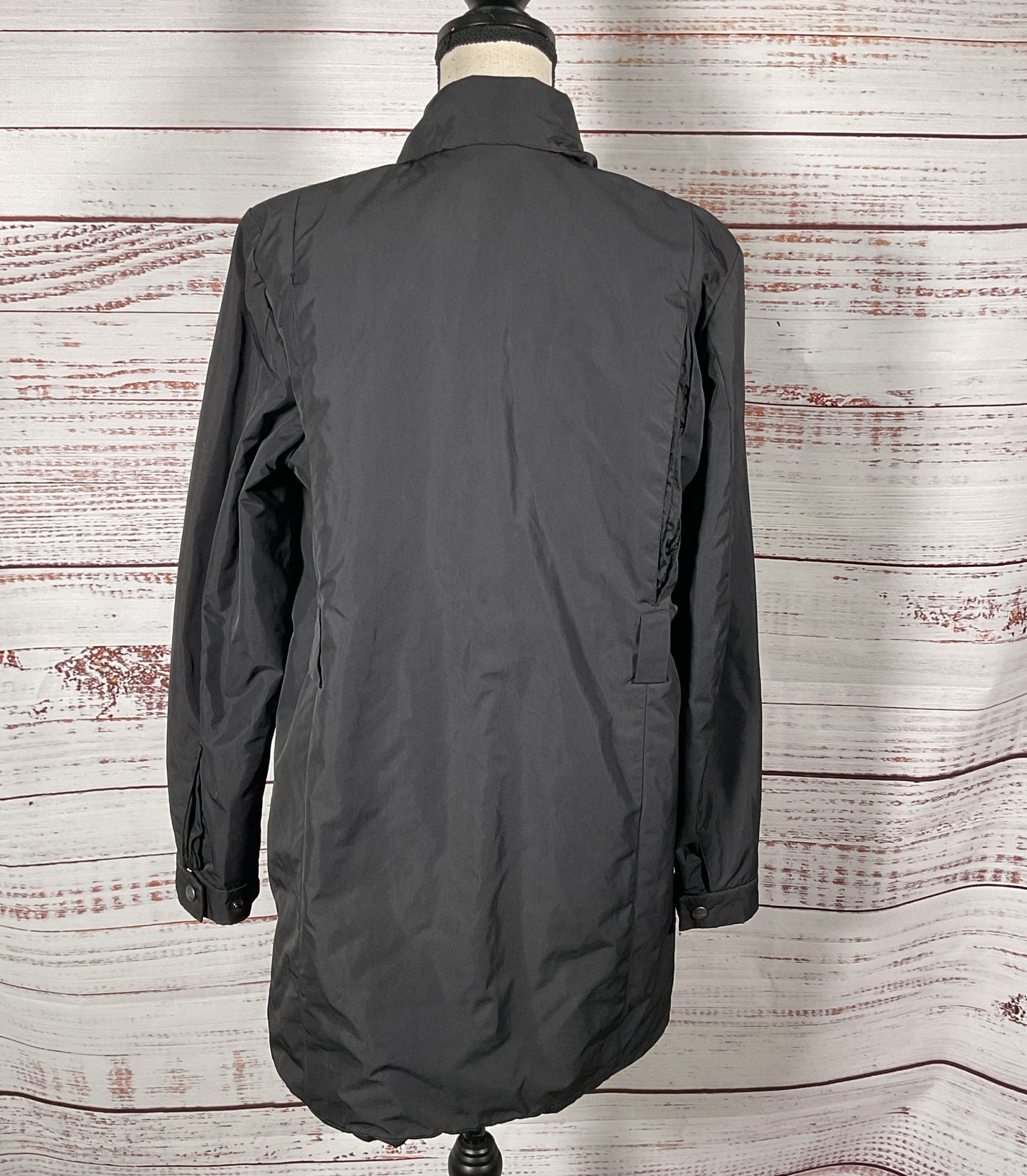 Jil Sander Snap Button Coat Jacket Black 38