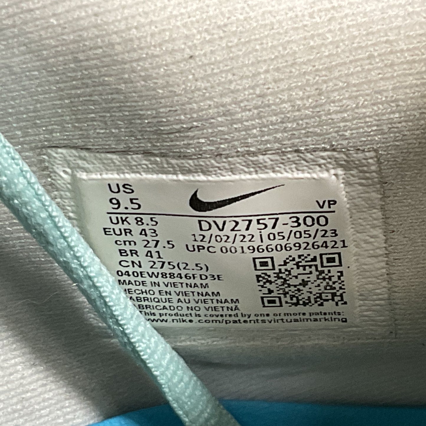 NIKE Cosmic DV2757-300 Unity 3 Men's Basketball Shoes- SZ 9.5