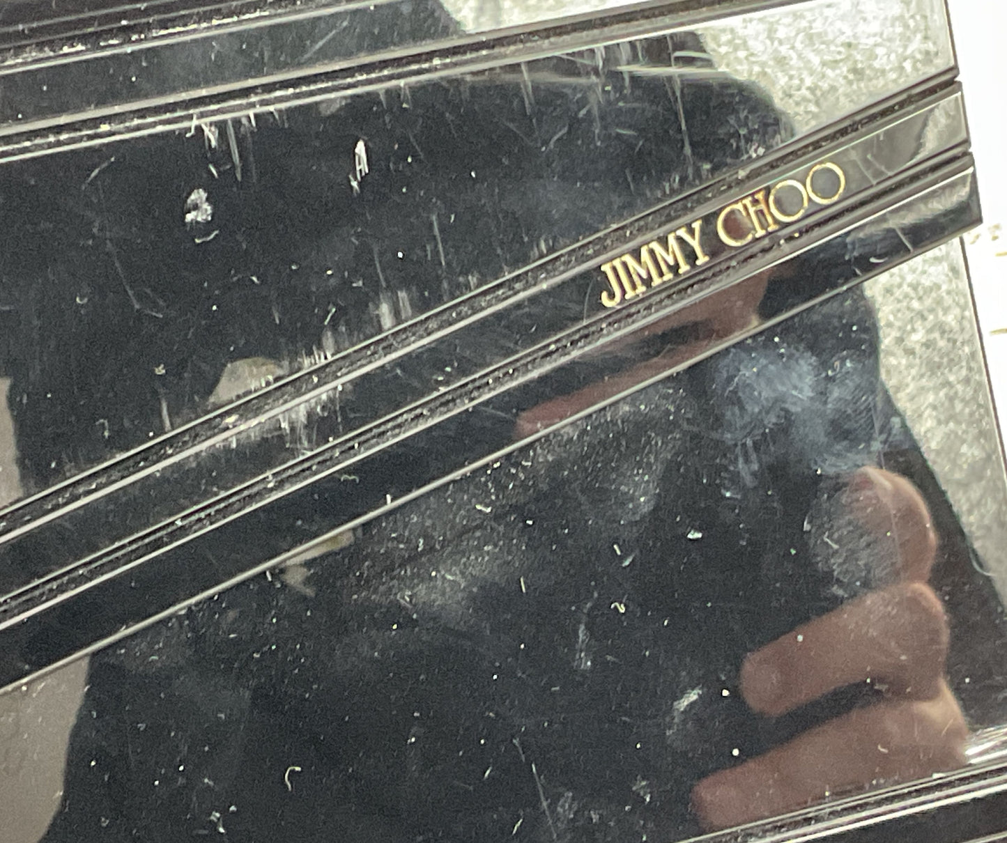 Jimmy Choo Candy Acrylic Evening Bag Black