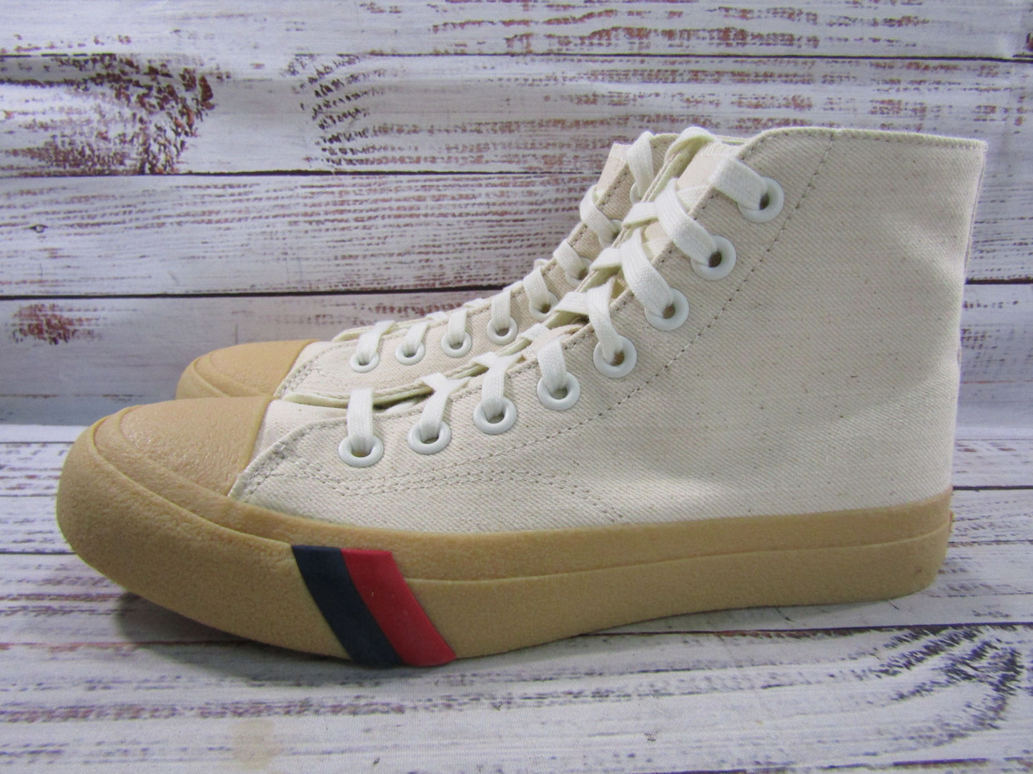 Pro-Keds Royal Hi Crepe Greige Men's Canvas Sneakers Size 7