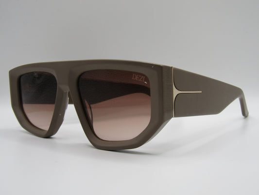 Dezi BackTrack Women's Brown Shield Sunglasses