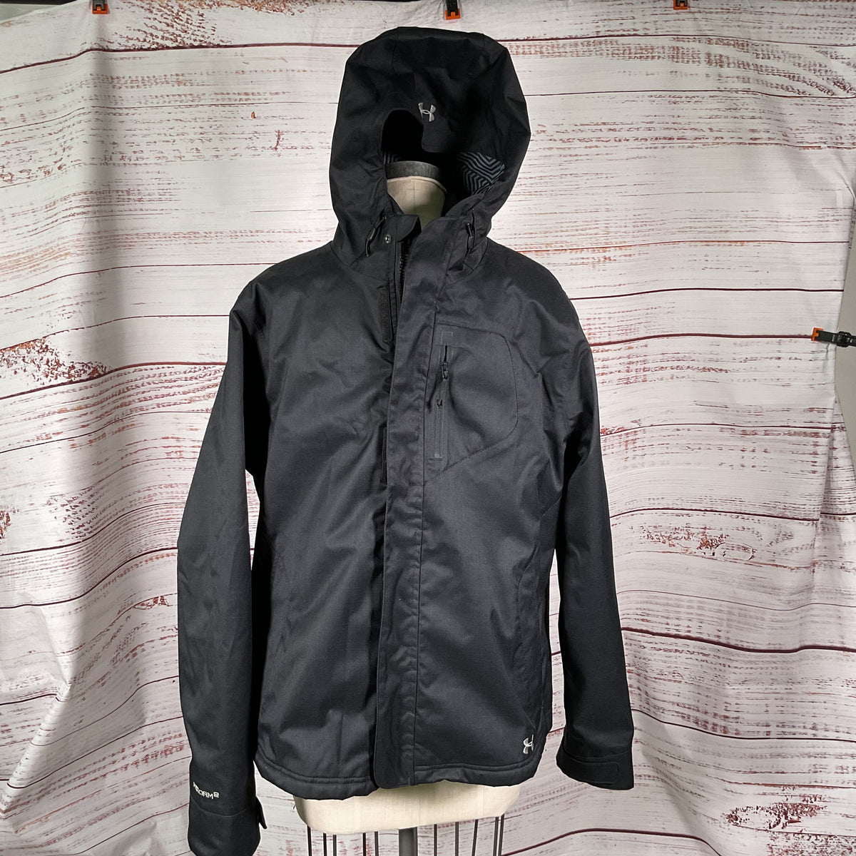 UNDER ARMOR Women's Storm 2 Black Jacket- SZ XL