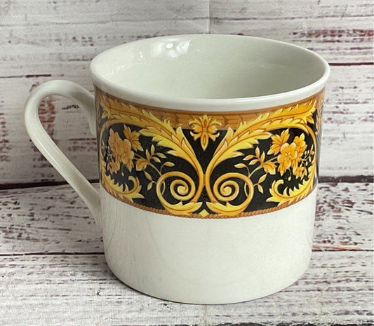 Lynns China Vintage Valetta 3.95" Fine China Set of 8 Coffee Cups Multicolor