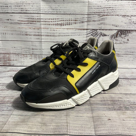 Ambitious Black & Yellow Fashion Sneaker Lifestyle Shoe Men's 10.5 US/44 EU