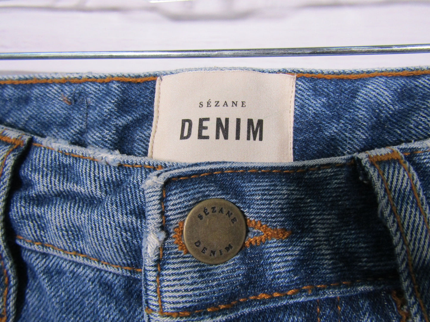 Sezane Women's Blue Denim Jeans Size 23 x 24