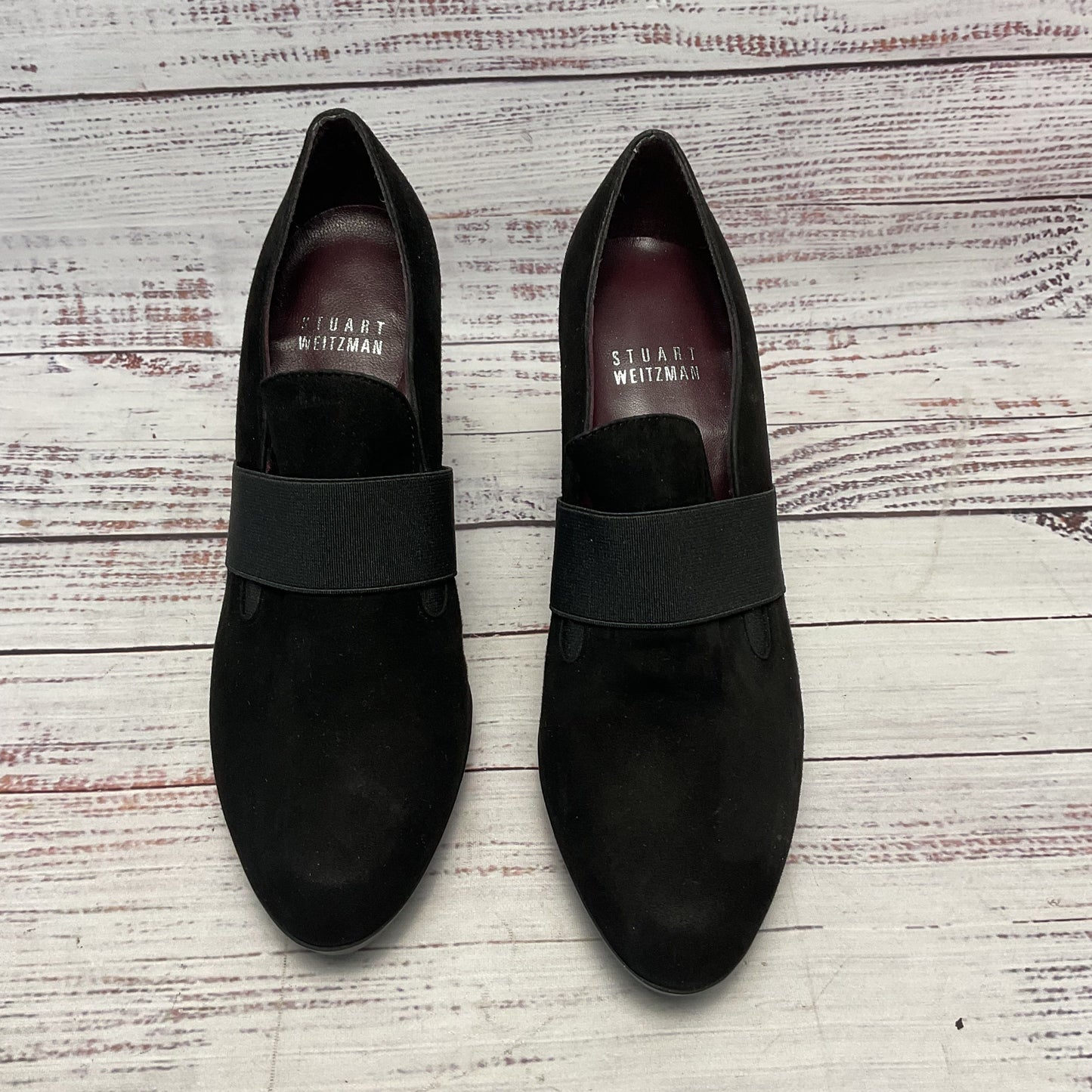 Stuart Weitzman Black Black Bootie Heel Women Size 4
