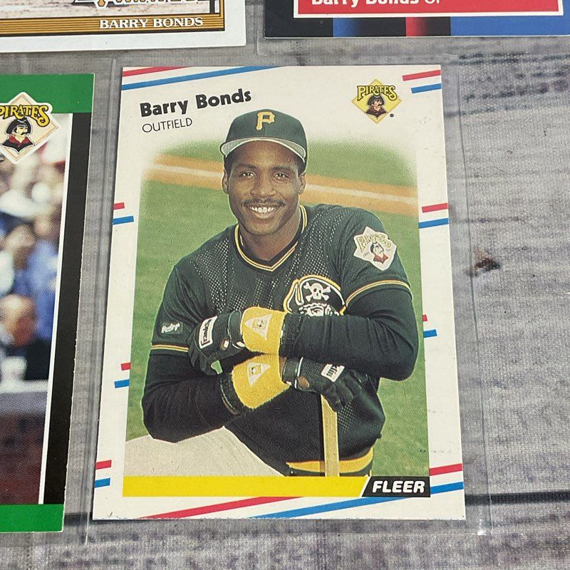 Lot Of 8 VTG Barry Bonds Baseball Cards Donruss Topps Fleer Score Ungraded