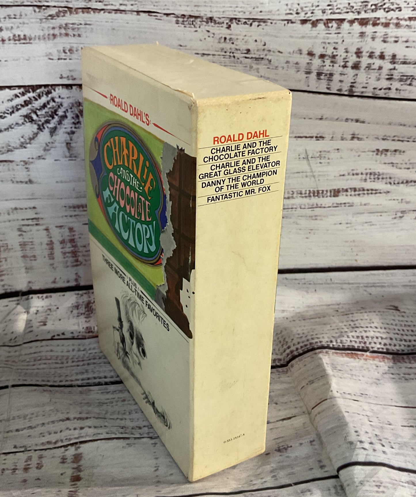 Charlie & The Chocolate Factory Plus 3 Additional By Roald Dahl Vintage Book Set