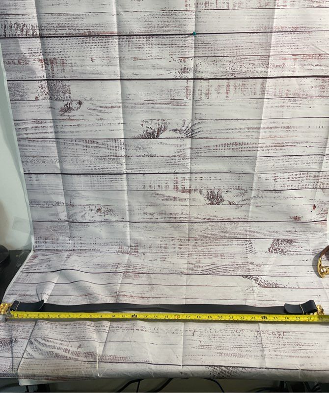 Vintage Lot of 2 Gay Boyer Women's Blue Leather Gold Buckles Belts