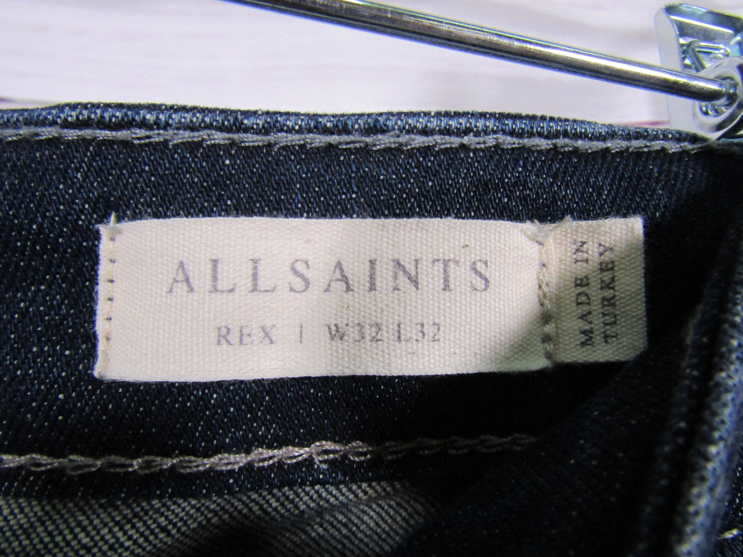 AllSaints Rex Men's Blue Denim Jeans Size 32 x 32