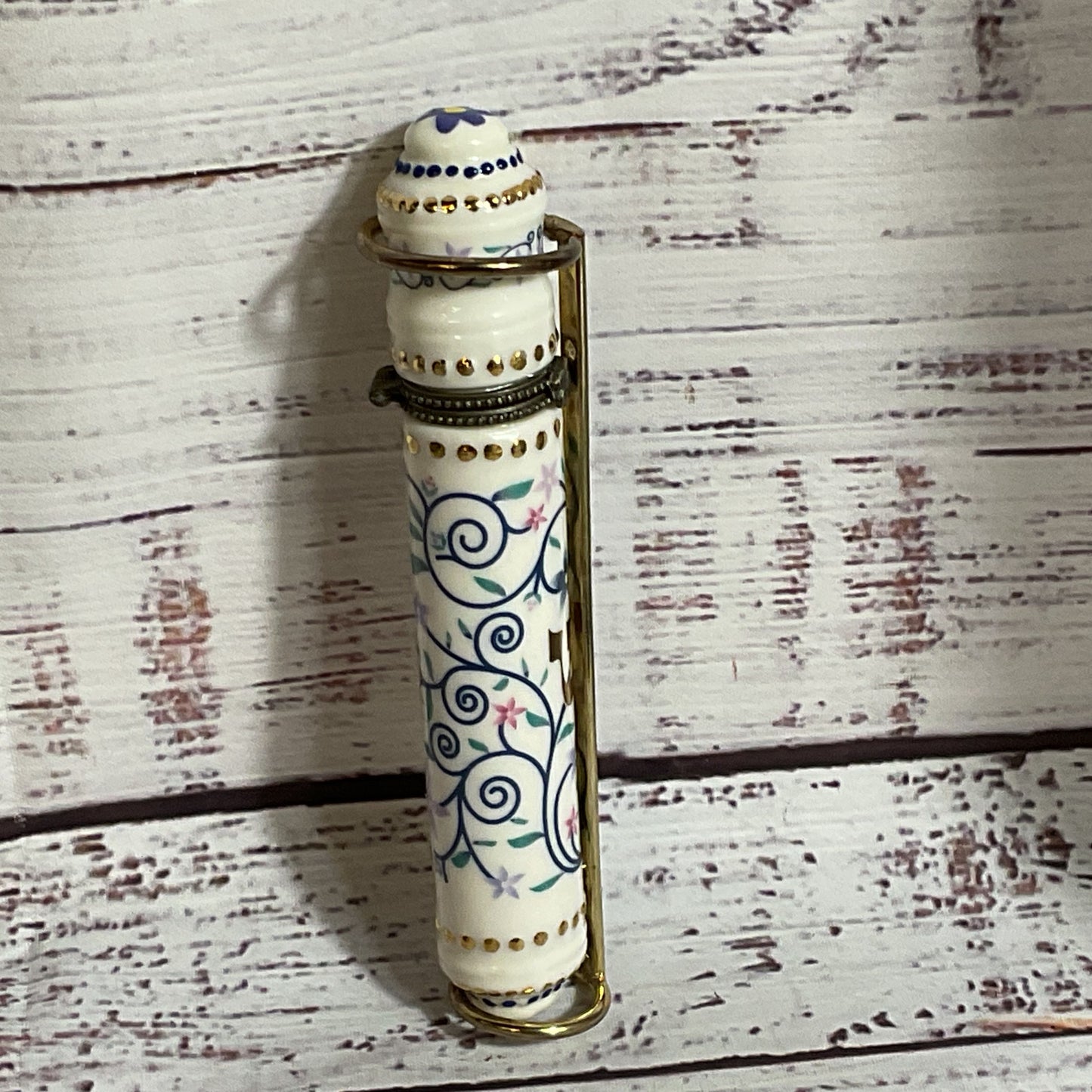 SUSAN FISCHER WEISS Ceramic Mezuza- 5.5"