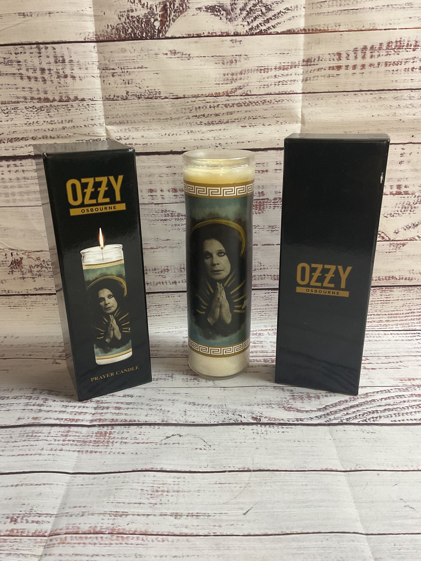 Ozzy Osbourne Prayer Candle New In Box Merch