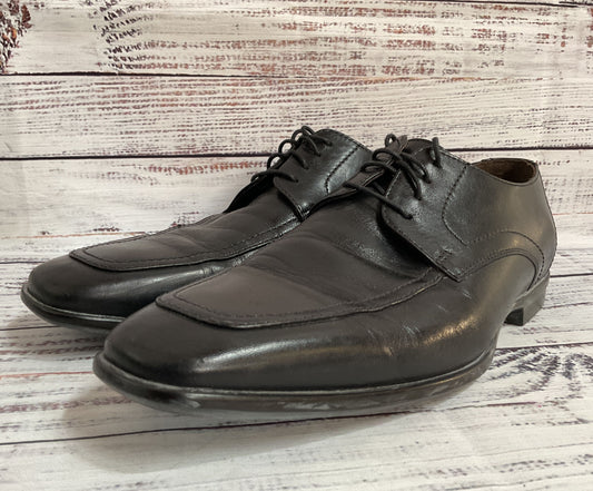 Bruno Magli Mianato Men's Black Leather Oxford Shoes Size 8.5 Made in Italy