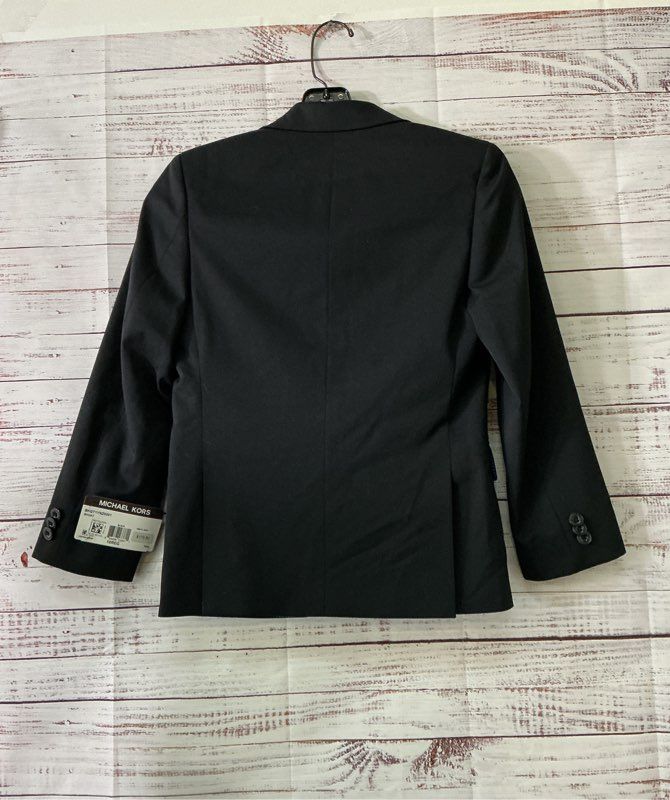 Boy's Michael Kors Black Wool Blend Dress Jacket Size 10 REG/10 YRS Retail $179