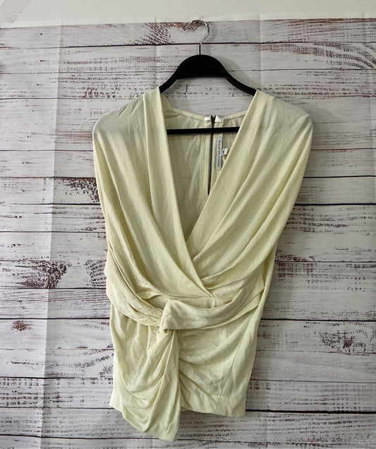 Women's Costello Tagliapietra Cream Rayon Matte Jersey Top Size XS