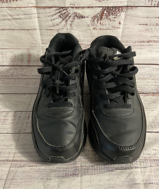 Size 5.5 Youth - Nike Air Max 90 Low Triple Black - CD6864-001 Sneakers