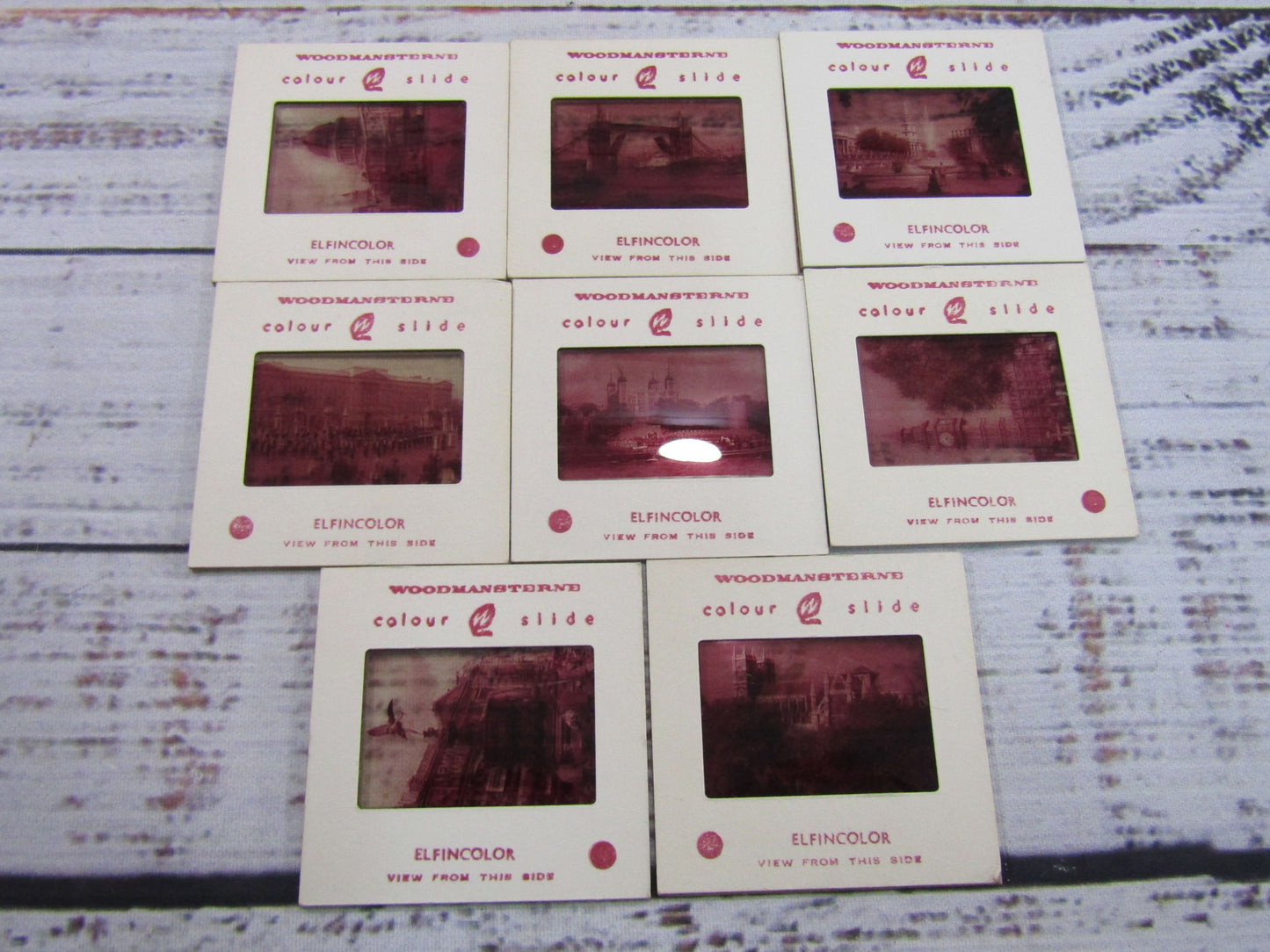 Lot of 32 Slides Diapositive Veronese Eastmancolor.Kodak Woodmansterne Koln