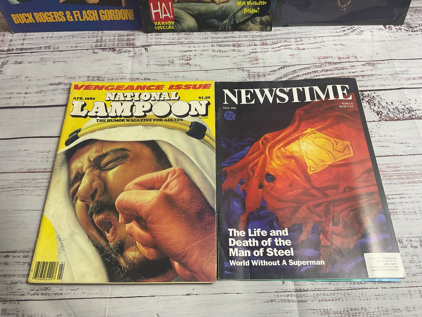 Lot Of 5 Assorted Early 2000's Magazines National Lampoon Penthouse Necroscope