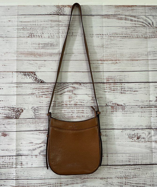 Women's Kate Spade Brown Pebbled Leather Leila North Crossbody Bag