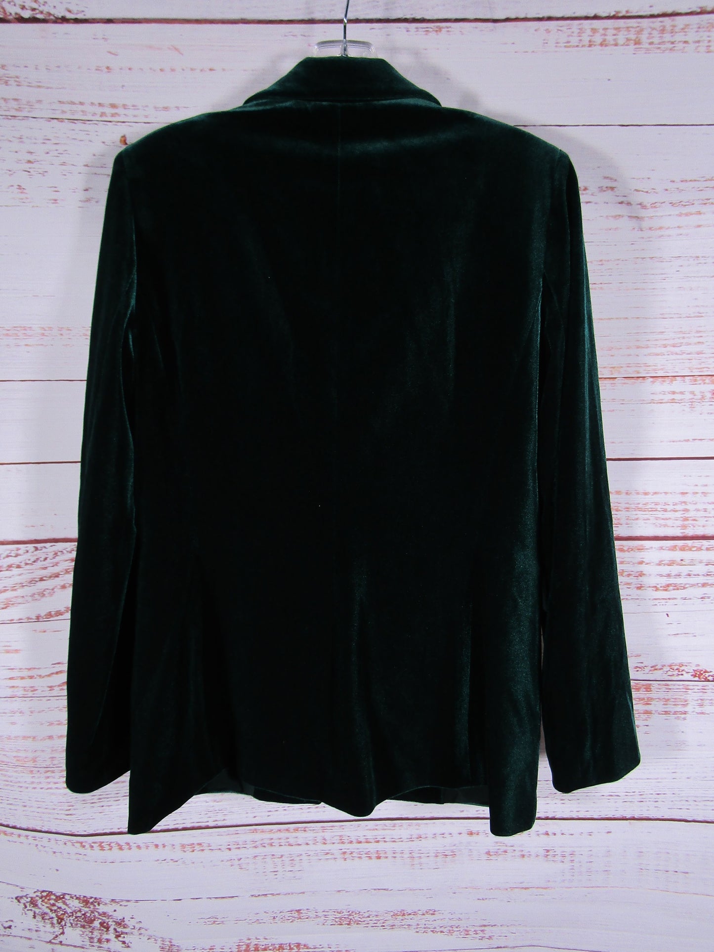 Antonio Melani Women's Green Velvet Blazer Jacket Size 6