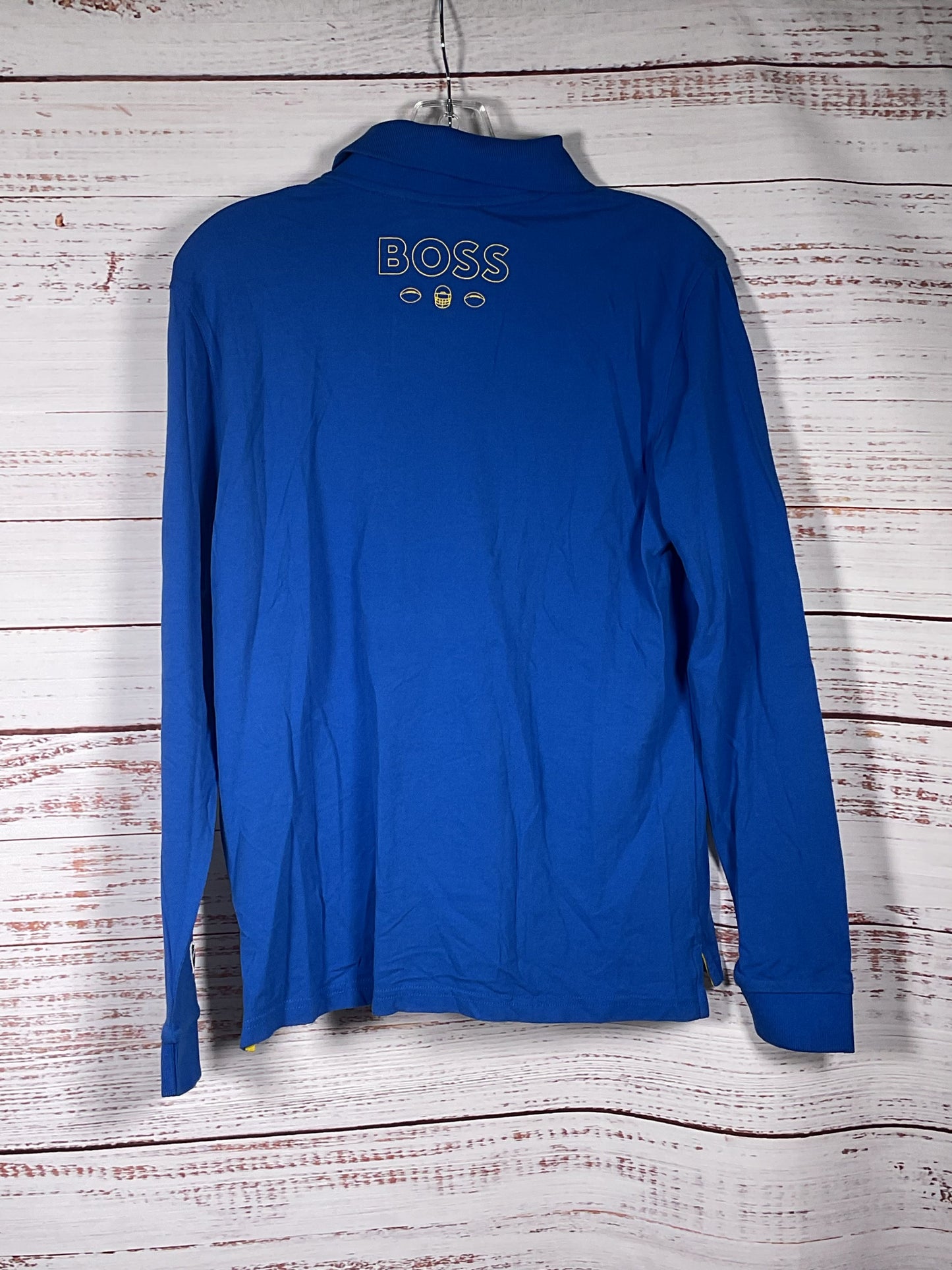 Hugo Boss Blue Long Sleeve - Size M