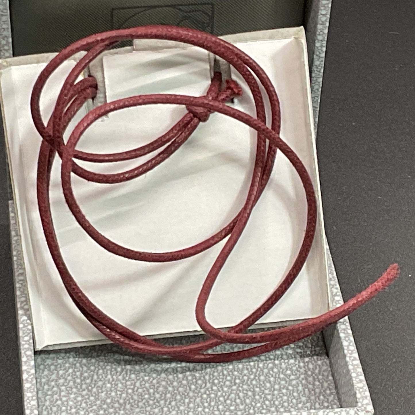 LALIQUE Sterling Silver Purple Stat of David Pendant Rope Necklace