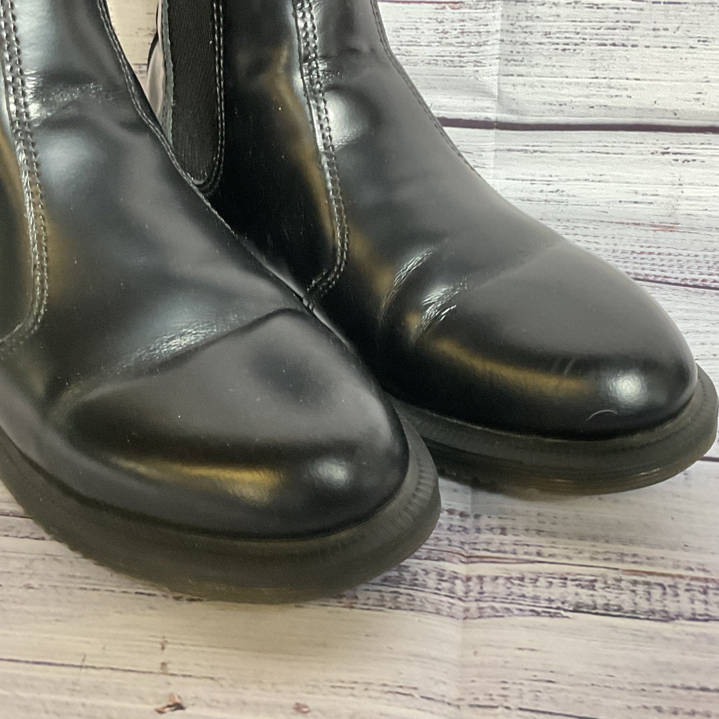 DR. MARTEN'S Women's Black Flora Chelsea Boots- SZ 6