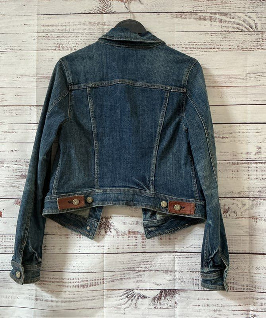 Women's Pilcro and the Letterpress Denim Jacket w/leather detail Size S