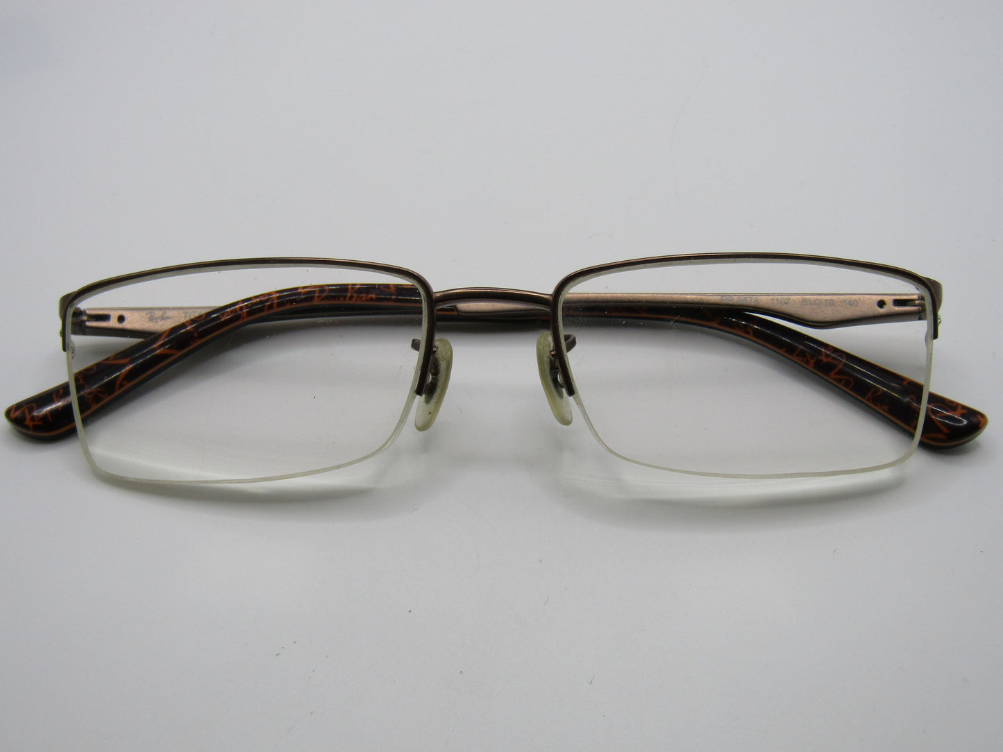 Ray-Ban RB8678 Half Rim Titanium Eyeglasses Frame