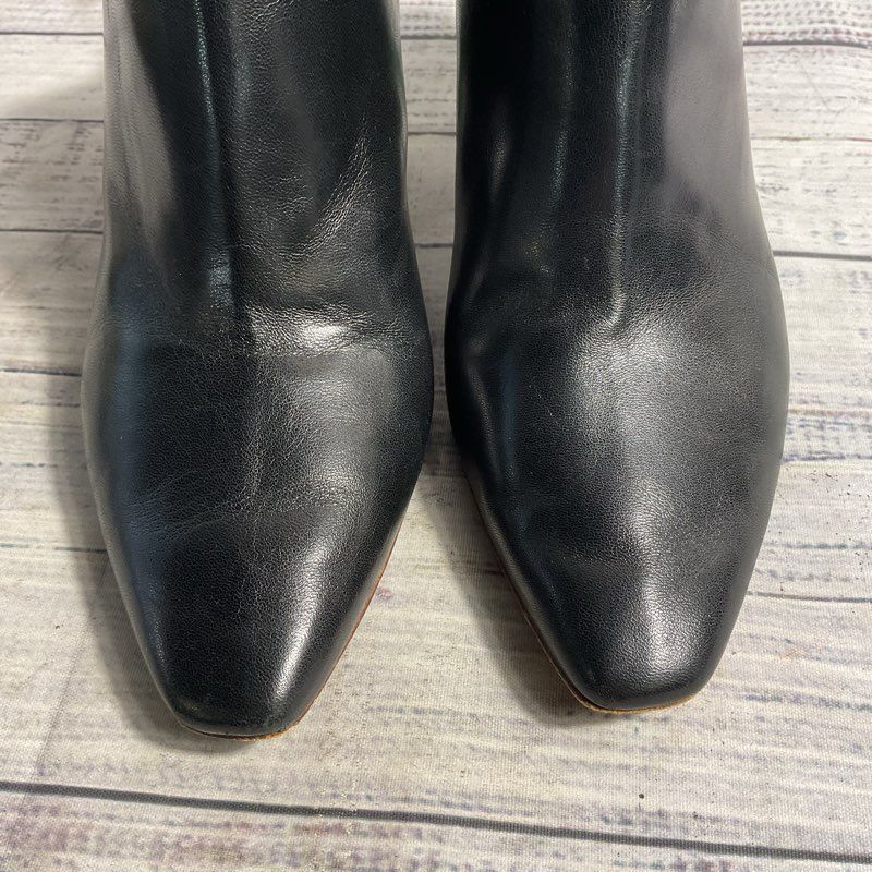 Vetements Green Lighter Heel Black Leather Mule Heel Women's Size 7 Shoes