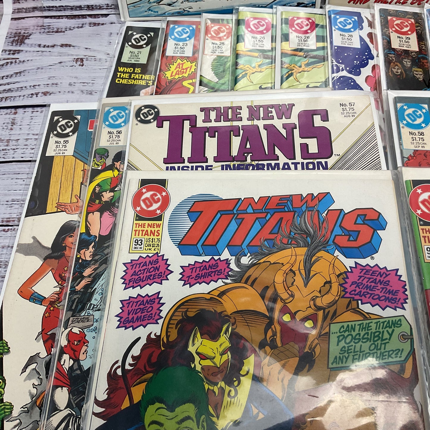 The New Teen Titans Vol 2 Dc Comics Lot Of 35 Comic Books Between 2 93