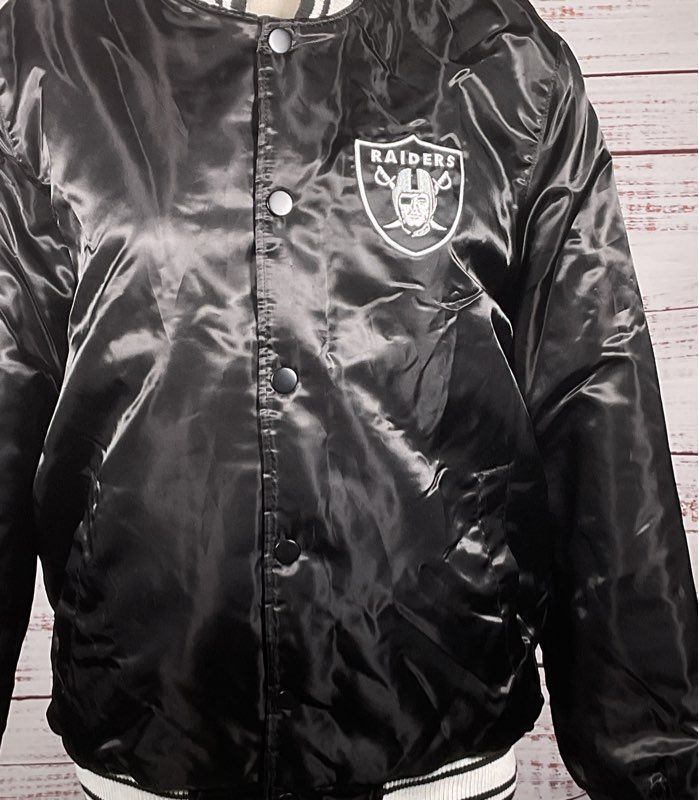 Starter Oakland Raiders NFL Snap Jacket Black M