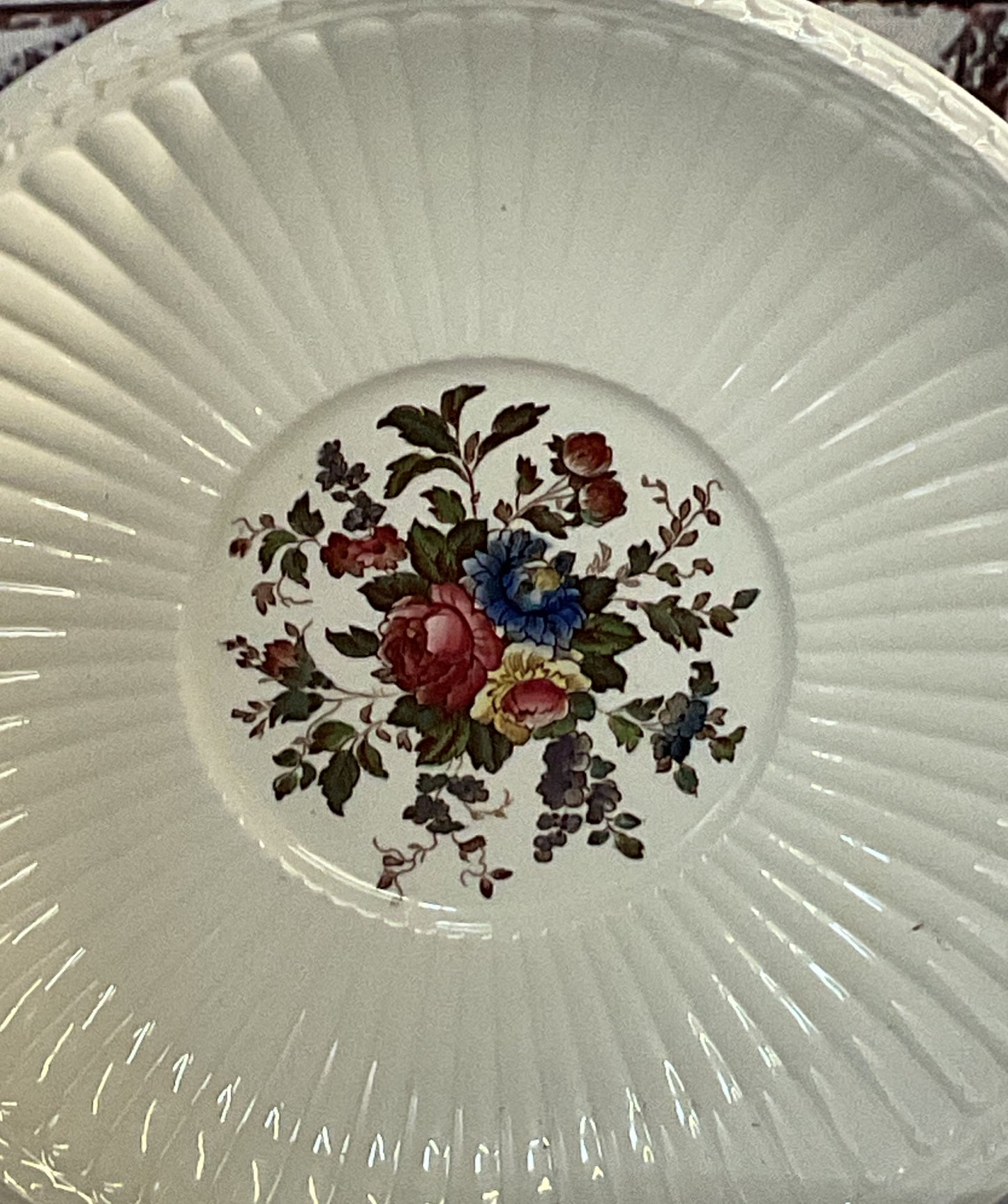 Wedgwood Conway Edme Tea Coffee Set of 8 Saucers Multicolor