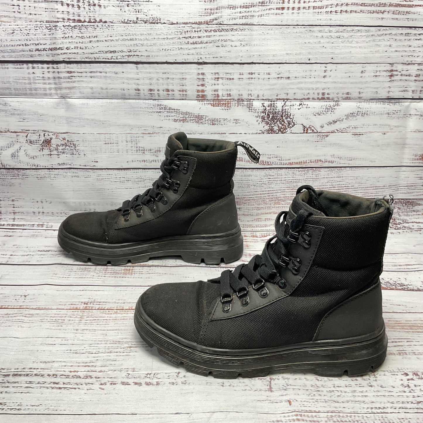 Dr. Martens Combs W Black Combat Boot Women Size 7 As-Is