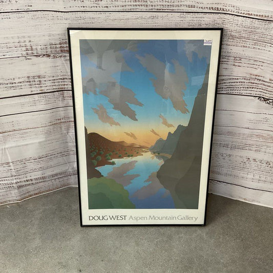 "Born on the Wing" Aspen Mountain Gallery Landscape Print by Doug West, Framed