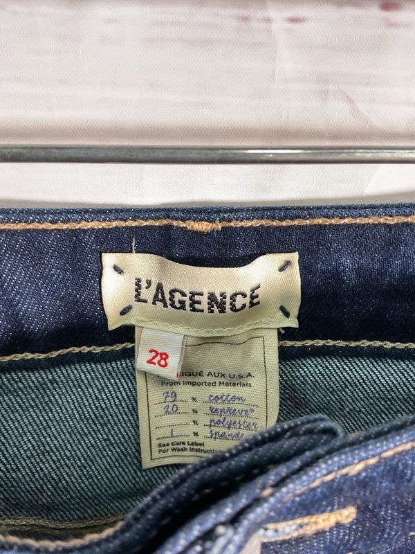 L'AGENCE Women's Marty High Rise Flare Watson Blue Jeans Size 28