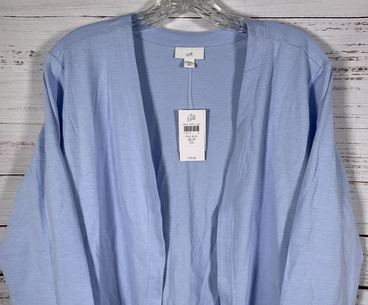 J. Jill Women's Pale Blue Cotton Open Cardigan Size XL Petite