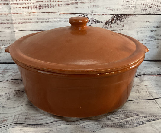 Modern Handmade Pottery Casserole Dish Terracotta