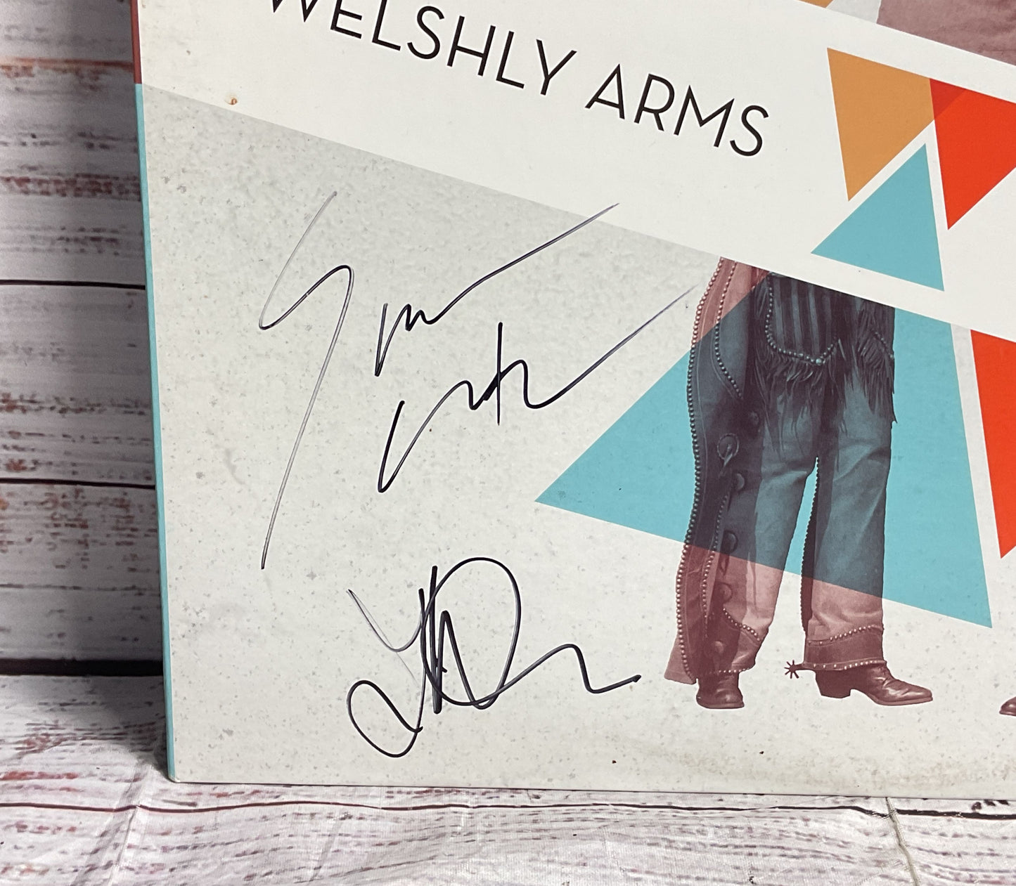 Welshly Arms Welcome/Covers Double EP Autographed Vinyl