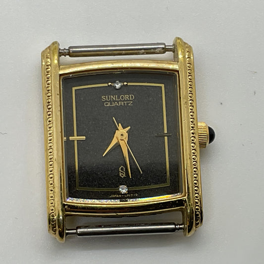 SANFORD Quartz LP1710 Gold Plated Watch Case- NO BAND