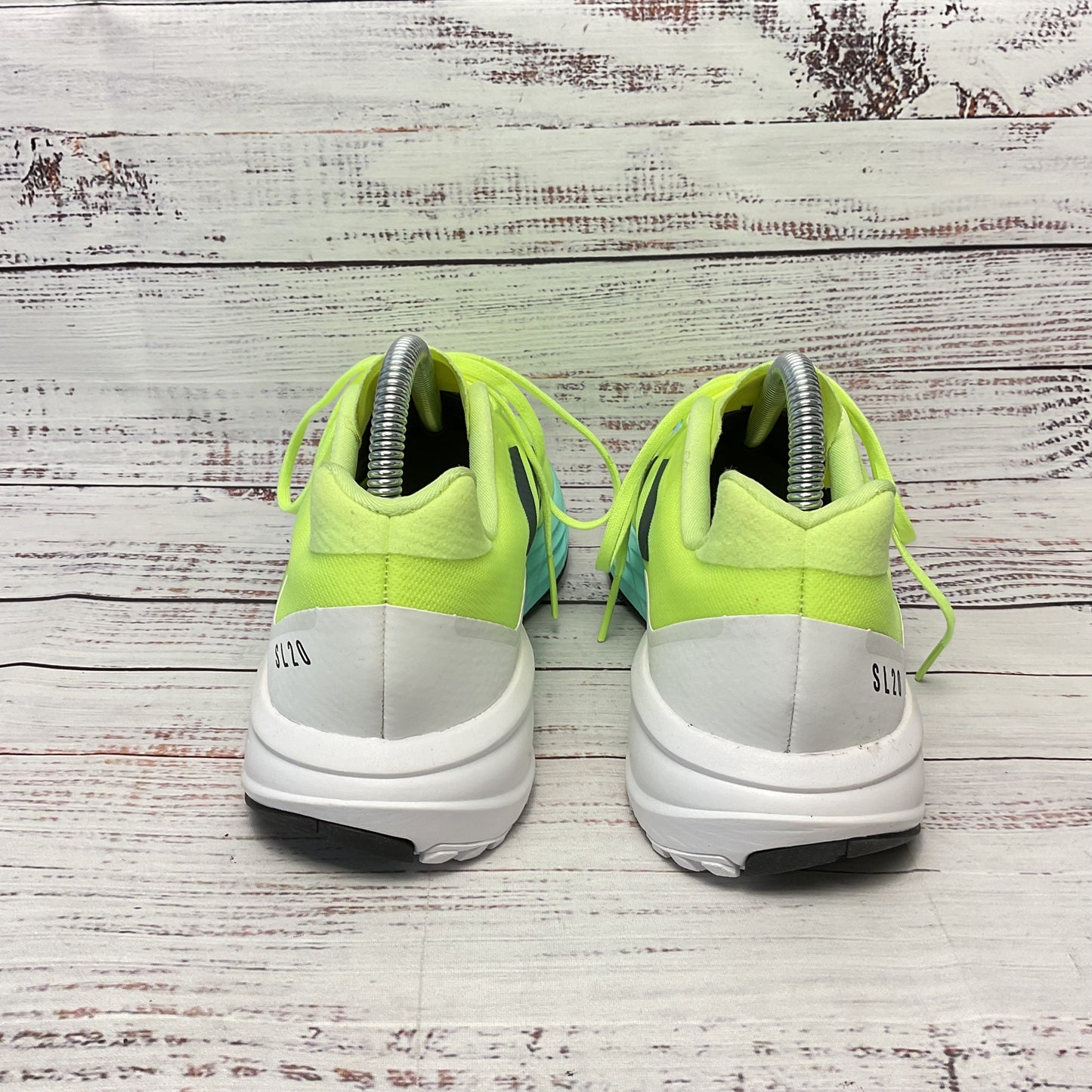 adidas SL20 Green Sunrise Pack Athletic Sneaker Running Shoe Women Size 8.5