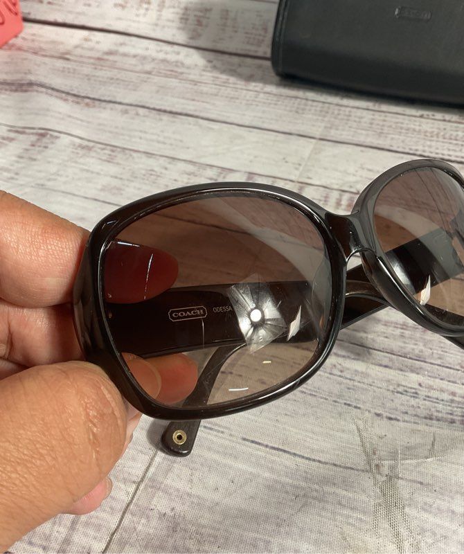 COACH Odessa S822 Brown Sunglasses With Case