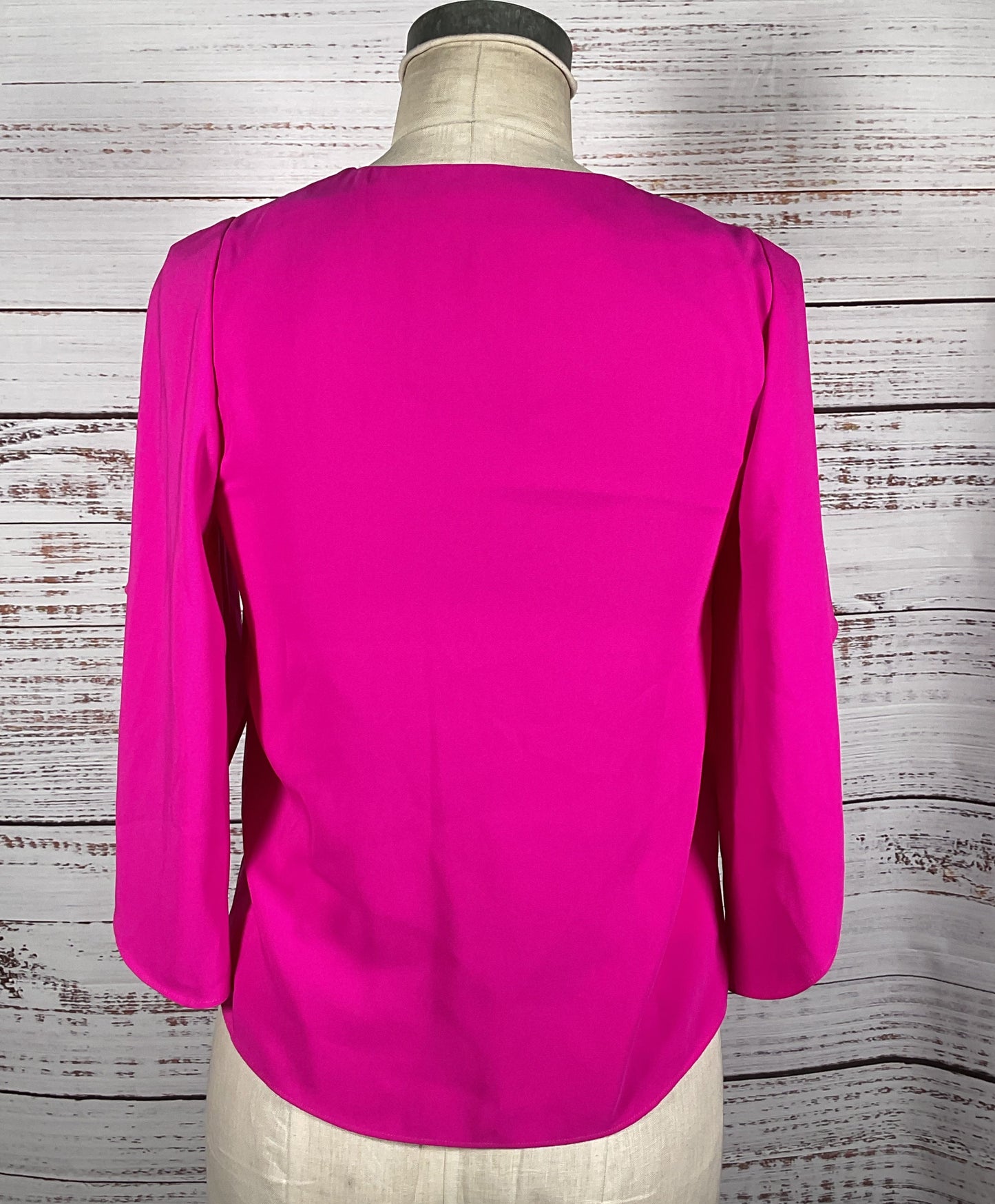 Anna Cate Flutter Sleeve Paris Top Carmine Pink XXS