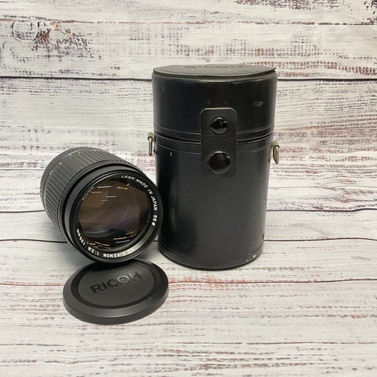 Ricoh Rikenon 135mm f/2.8 MF Camera Lens K Mount w/Case