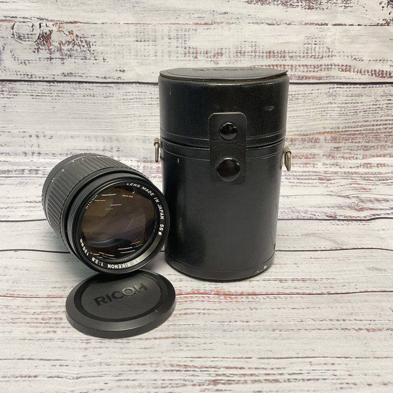 Ricoh Rikenon 135mm f/2.8 MF Camera Lens K Mount w/Case