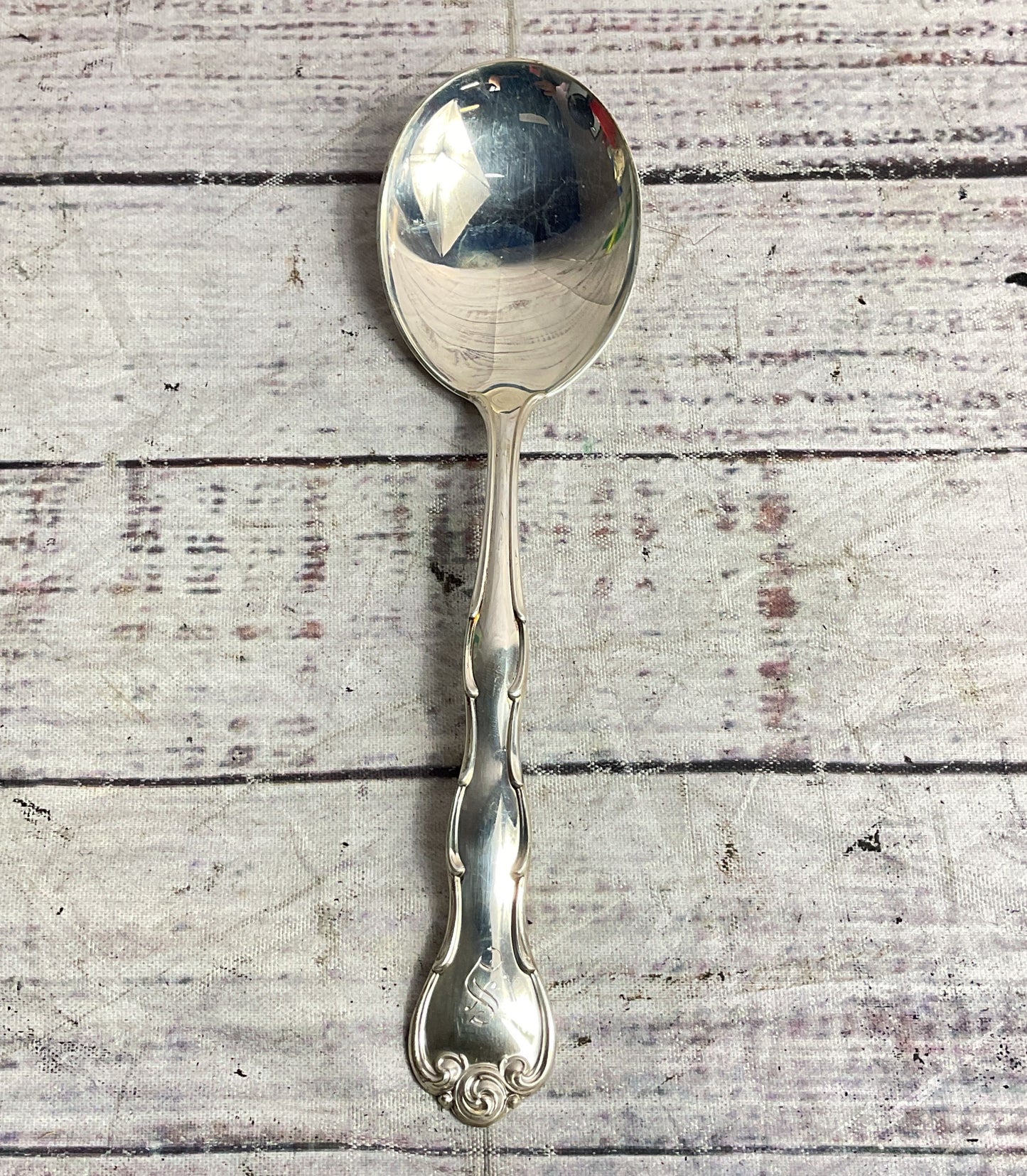 Gorham Vintage Set of 12 Rondo Soup Spoons Sterling Silver