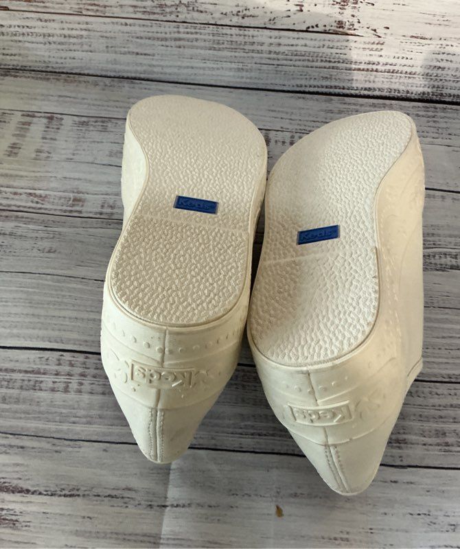 NWOB Women's Keds Leather Platform White Sneaker Size 7