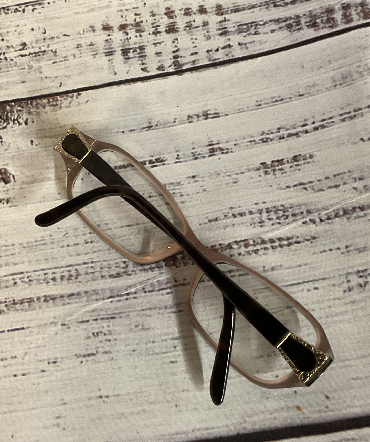 Bulova Ashland Havana / Rose Eyeglasses Frames - Size 130