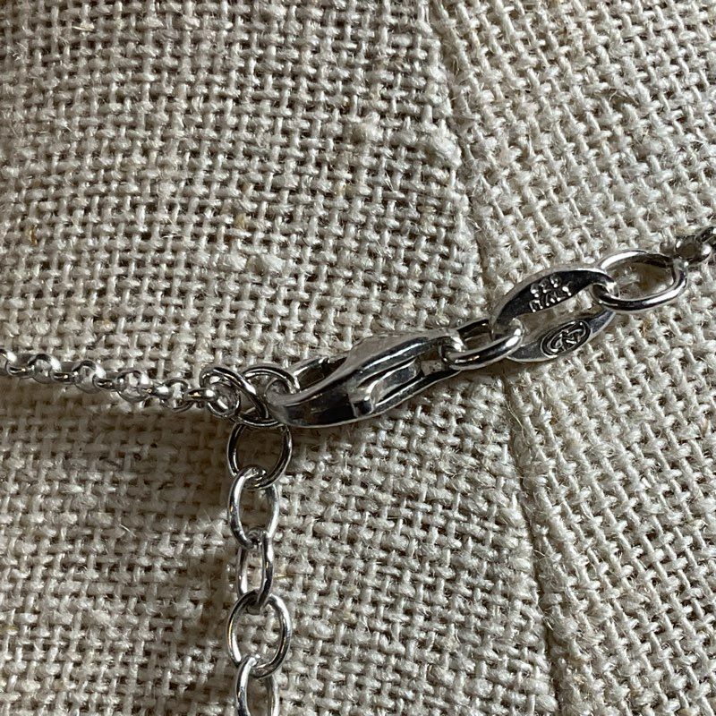 STARBORN Sterling Abalone Inlay 1.5" Swan Pendant 17" Chain Necklace- 7.04g